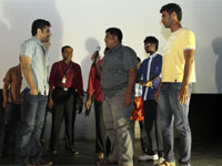 Vijay Antony's Stage Appearance at Kamala Cinemas